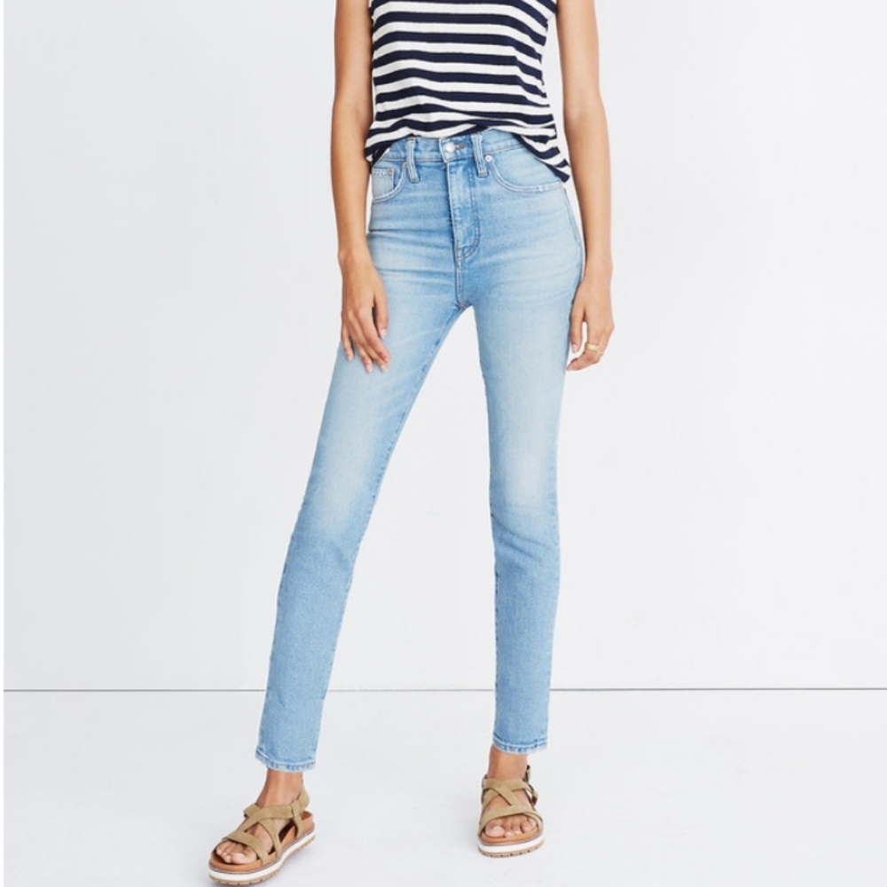 👖Madewell Rivet & Thread 11" highrise skinny jeans👖